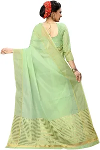 Stylish Georgette Green Daily Wear Saree with Blouse piece For Women Pack Of 1-thumb2