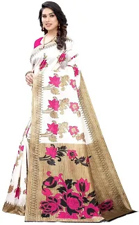 Trendy Art Silk Saree with Blouse piece For Women-thumb1