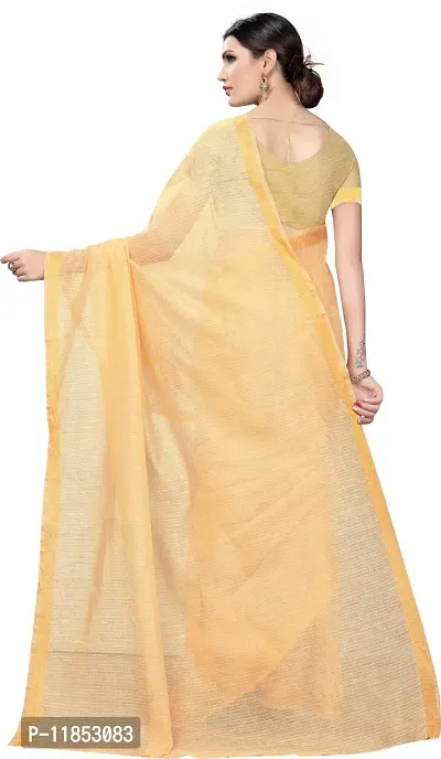 New Launched Art Silk Saree with Blouse piece For Women-thumb2