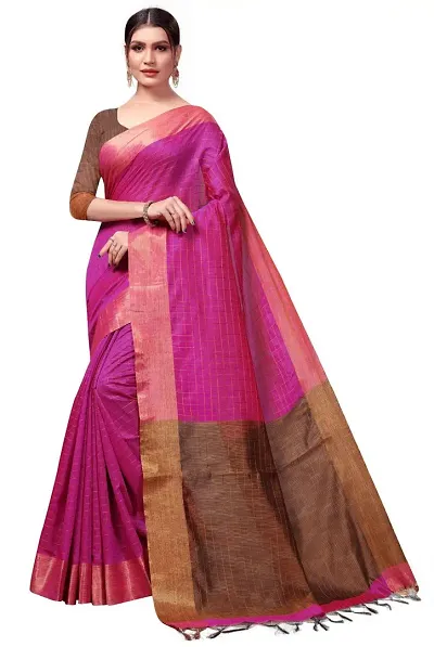 Beautiful Silk Saree with Blouse piece