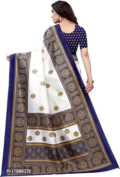 Trendy Cotton Silk Saree with Blouse piece For Women-thumb4