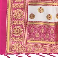 Trendy Art Silk Saree with Blouse piece For Women-thumb4