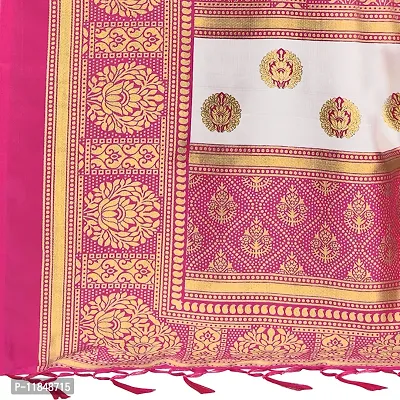 Trendy Art Silk Saree with Blouse piece For Women-thumb5