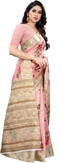 Trendy Art Silk Saree with Blouse piece For Women-thumb3