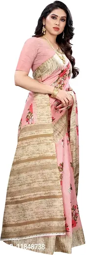 Trendy Art Silk Saree with Blouse piece For Women-thumb4