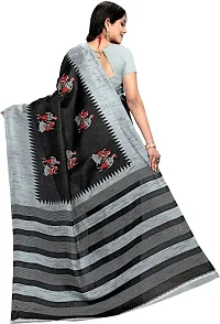 Trendy Pure Silk Saree with Blouse piece For Women-thumb2