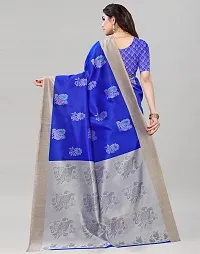 Trendy Cotton Silk Saree with Blouse piece For Women-thumb3