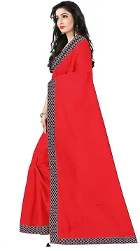 Trendy Art Silk Saree with Blouse piece For Women-thumb2