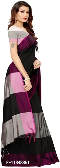 Trendy Art Silk Saree with Blouse piece For Women-thumb5