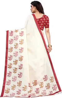 New Launched Art Silk Saree with Blouse piece For Women-thumb3