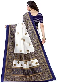 New Launched Art Silk Saree with Blouse piece For Women-thumb3