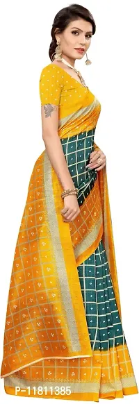 Stylish Art Silk Multicoloured Bollywood Saree with Blouse piece For Women Pack Of 1-thumb2