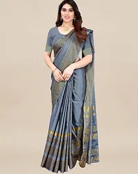 Reliable Art Silk Woven Design Daily Wear Women Saree with Blouse piece-thumb2