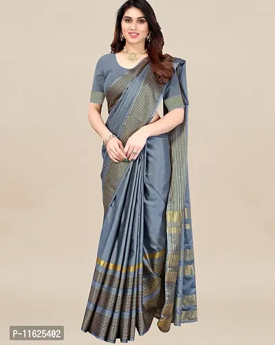 Reliable Art Silk Woven Design Daily Wear Women Saree with Blouse piece-thumb3