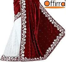 Trendy Georgette Saree with Blouse piece For Women-thumb2