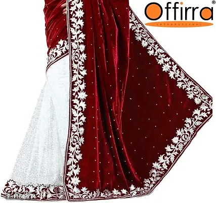 Trendy Georgette Saree with Blouse piece For Women-thumb3