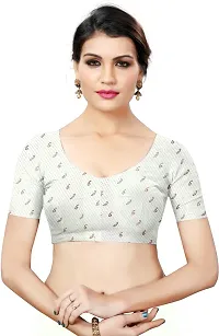 Stylish Georgette White Bollywood Saree with Blouse piece For Women Pack Of 1-thumb3