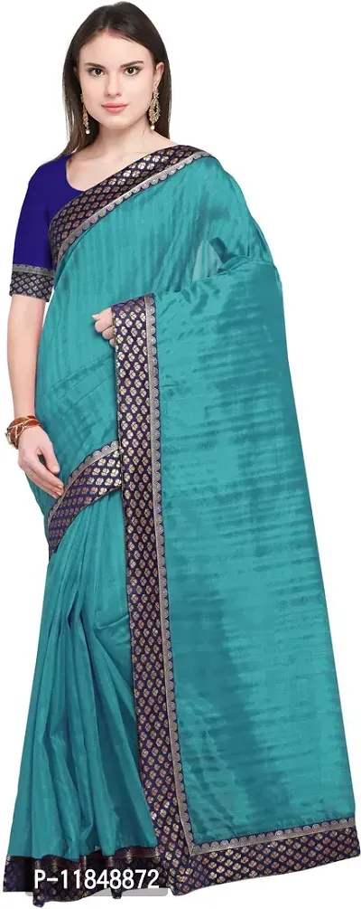 Trendy Art Silk Saree with Blouse piece For Women