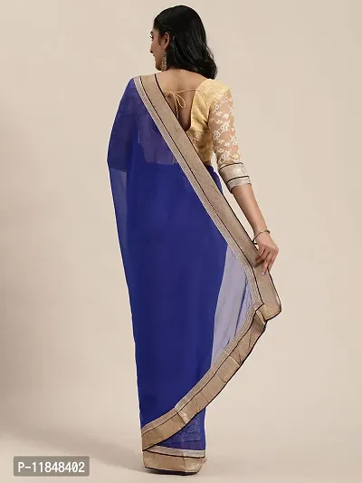 Trendy Art Silk Saree with Blouse piece For Women-thumb3