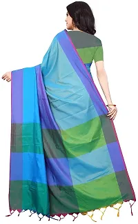 Stylish Art Silk Blue Bollywood Saree with Blouse piece For Women Pack Of 1-thumb1