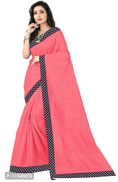 Attractive Art Silk Saree with Blouse piece For Women Pack Of 2-thumb2