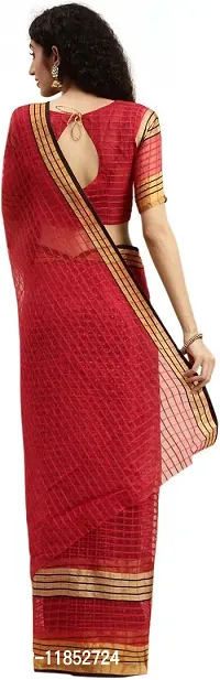 Attractive Art Silk Saree with Blouse piece For Women Pack Of 2-thumb5