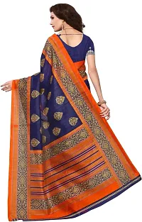 Attractive Art Silk Saree with Blouse piece For Women-thumb3