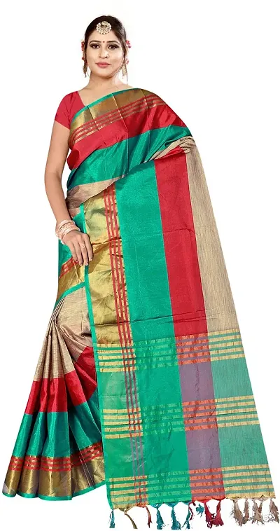 Stylish Fancy Art Silk Saree With Blouse Piece For Women