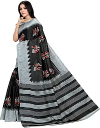 Trendy Pure Silk Saree with Blouse piece For Women-thumb1