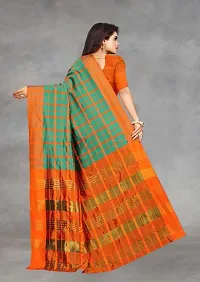 Trendy Art Silk Saree with Blouse piece For Women-thumb3