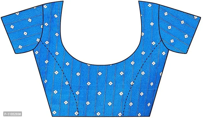 New Launched Art Silk Saree with Blouse piece For Women-thumb5