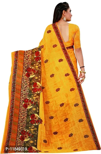 Trendy Georgette Saree with Blouse piece For Women-thumb3