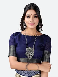 Trendy Art Silk Saree with Blouse piece For Women-thumb4