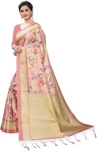 Trendy Pure Silk Saree with Blouse piece For Women-thumb2