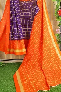 New Launched Art Silk Saree with Blouse piece For Women-thumb1