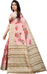 Trendy Art Silk Saree with Blouse piece For Women-thumb2