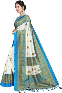 Trendy Art Silk Saree with Blouse piece For Women-thumb1