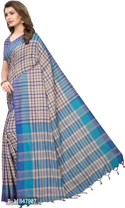 Attractive Art Silk Saree with Blouse piece For Women-thumb5