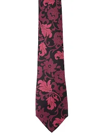 Alvaro castagnino Purple  Black Coloured Microfiber Digital Print Men's Necktie-thumb1