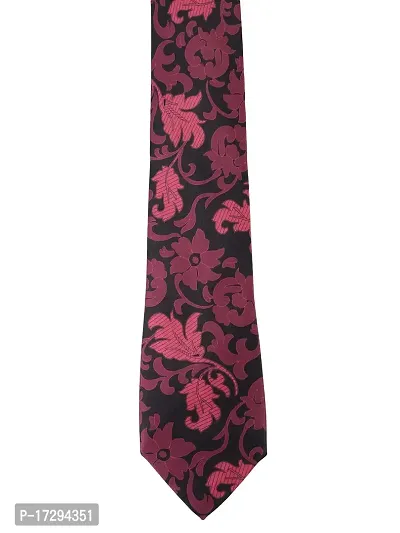 Alvaro castagnino Purple  Black Coloured Microfiber Digital Print Men's Necktie-thumb2