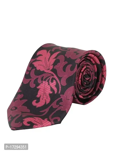 Alvaro castagnino Purple  Black Coloured Microfiber Digital Print Men's Necktie-thumb0