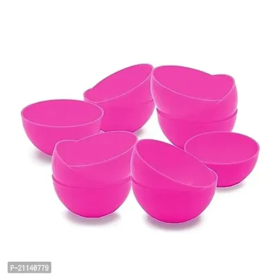 Durable Bowl Set for Food/Soup/Cereals Plastic Vegetable Bowl Pack Of 8