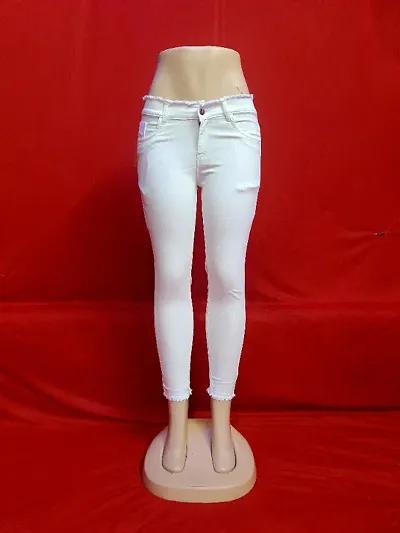 Trendy Denim Lycra Women's Jeans & Jeggings 