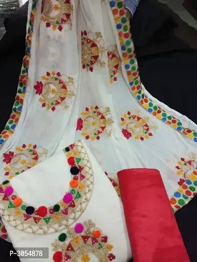Elegant Modal Chanderi Women's Dress Material with Dupatta-thumb0