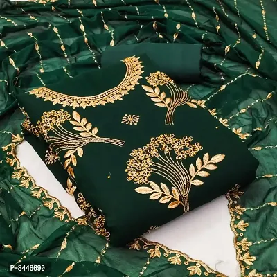 Zari work dress material 2025