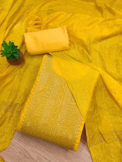 Trendy Chanderi Silk Suits