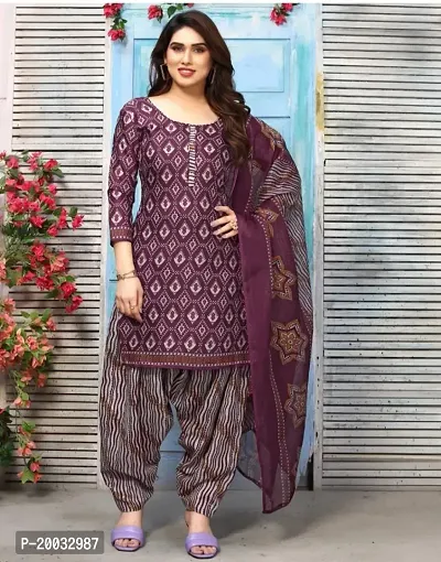 Buy Fancy Cotton Unstitched Dress Material for Women Online In