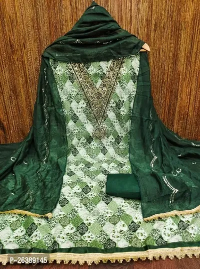Classic Dress Material with Dupatta for Women