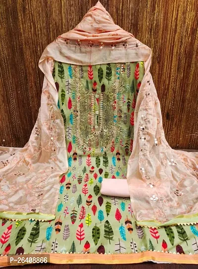 Classic Cotton Slub Dress Material for Women