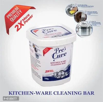 Kitchenware Cleaning Bar l Dish Washing Bar I Stainless Steel Cleaning Cream I Oven + chimney cleaning Cream I Premium Quality  2X power 750gm pack of 1-thumb0
